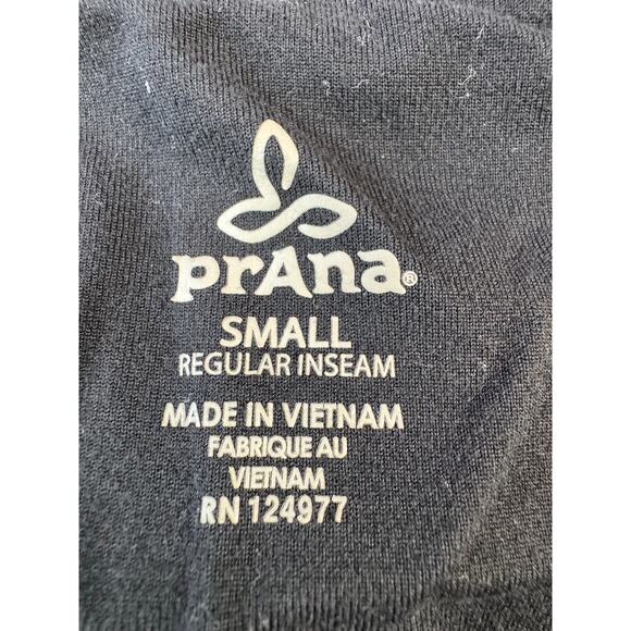 Prana Yoga Pants Full Length Activewear Athleisure Casual Black Size Small - Picture 4 of 8